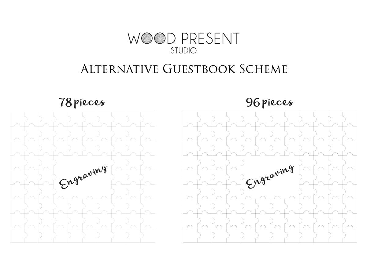 Alternative Wedding Guestbook - Halloween Wedding Guest Book
