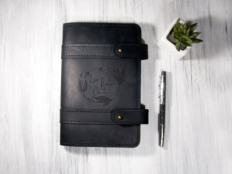 Leather Travel Journal - New Year Gift