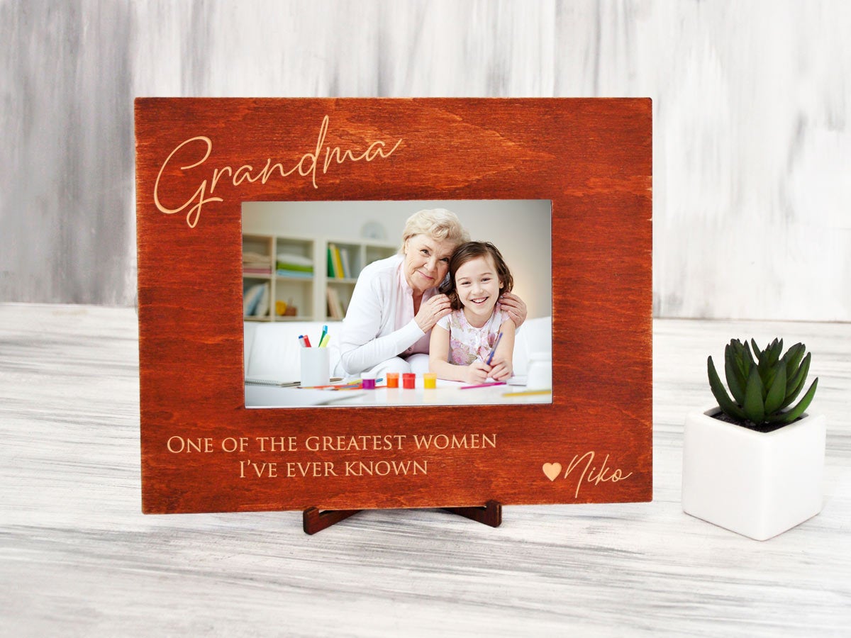 Christmas Gifts for Grandma - Personalized Picture Frame