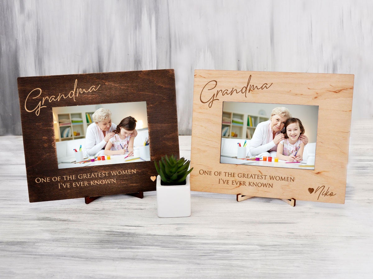 Christmas Gifts for Grandma - Personalized Picture Frame