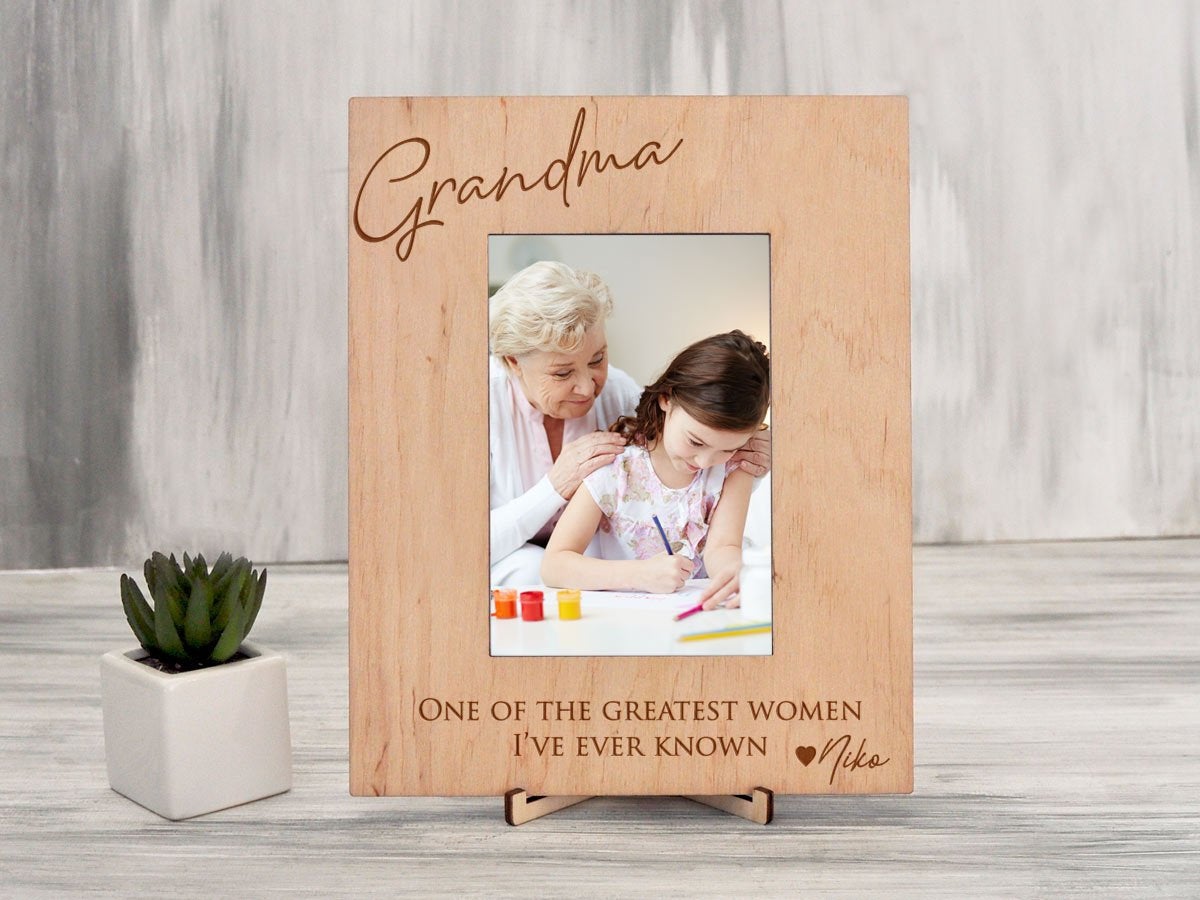 Christmas Gifts for Grandma - Personalized Picture Frame