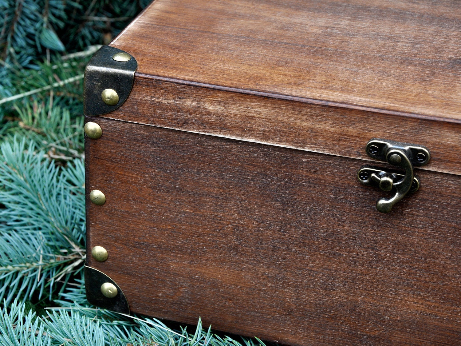 Custom Wooden Gift Box - Family Christmas Eve box