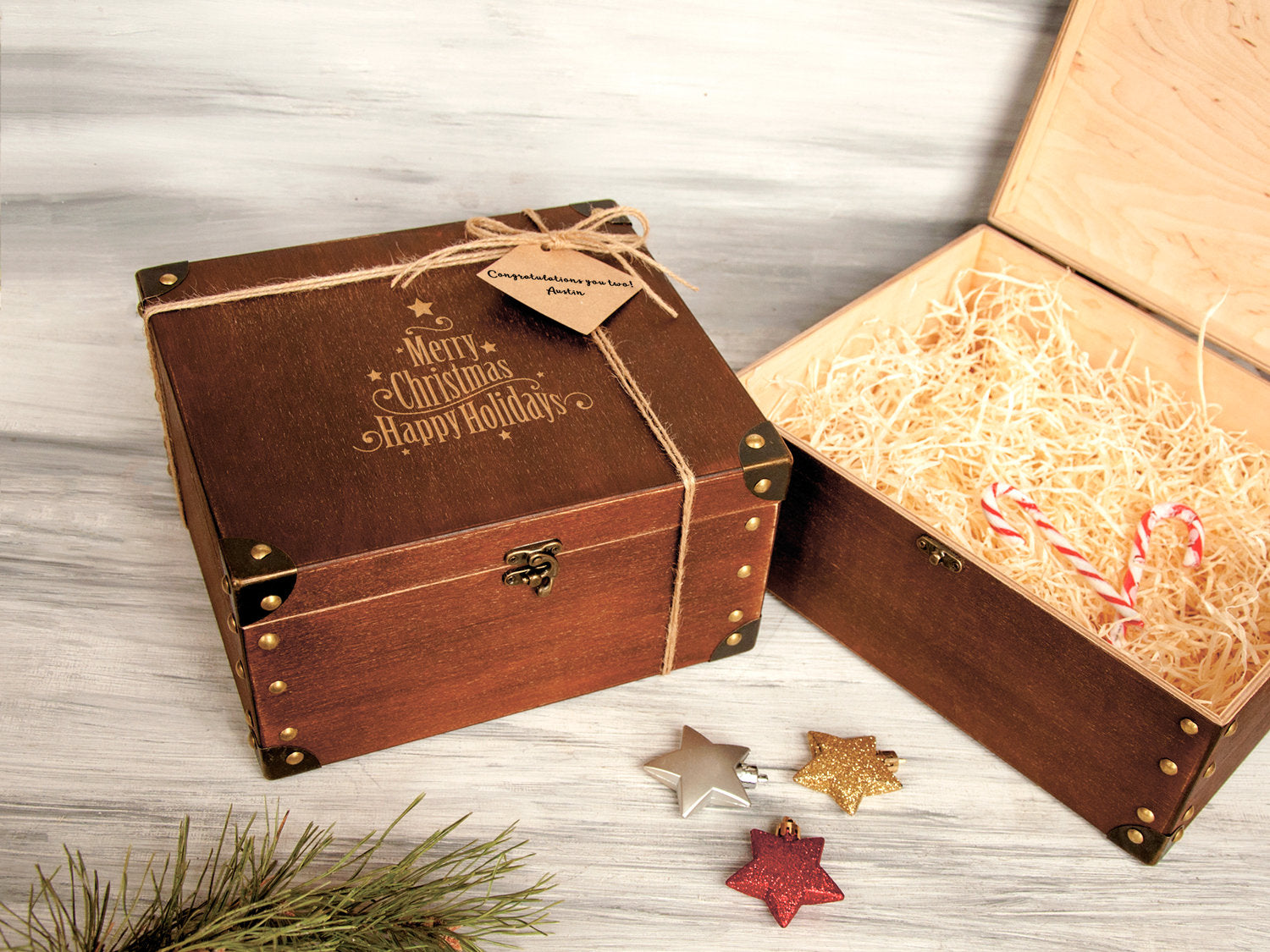 Merry Christmas Gift Box - Housewarming Gift