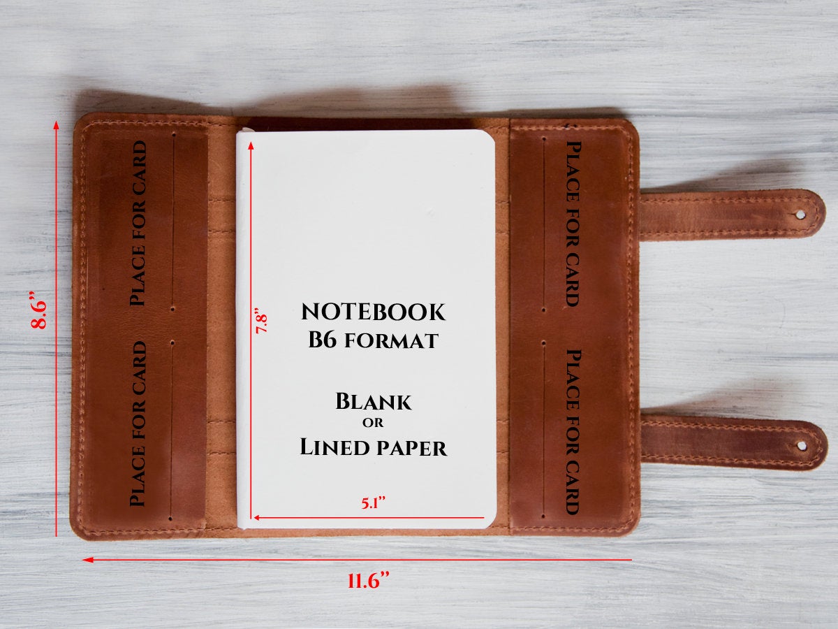 Leather Travel Journal - New Year Gift