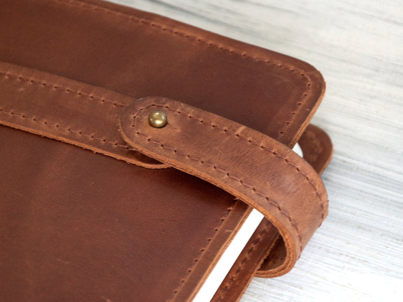Personalized Leather Cover - Christmas Gift for Husband or Boyfriend