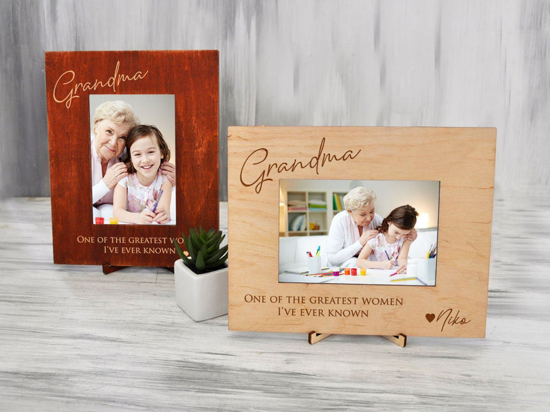Christmas Gifts for Grandma - Personalized Picture Frame