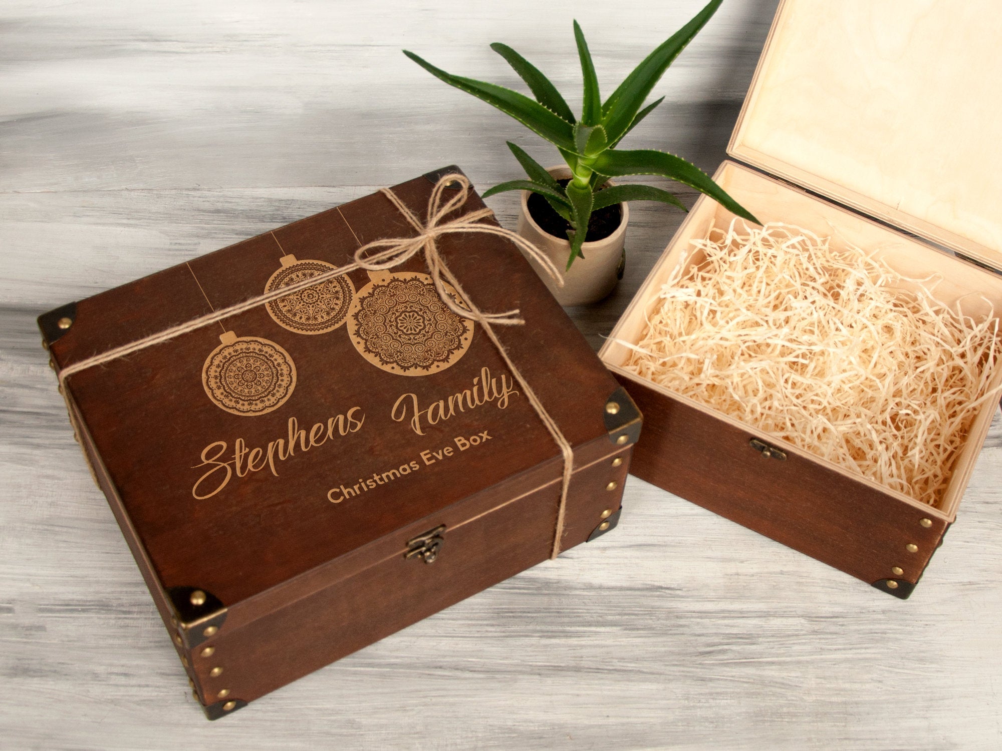 Christmas Gift Box - Custom Wood Keepsake Box