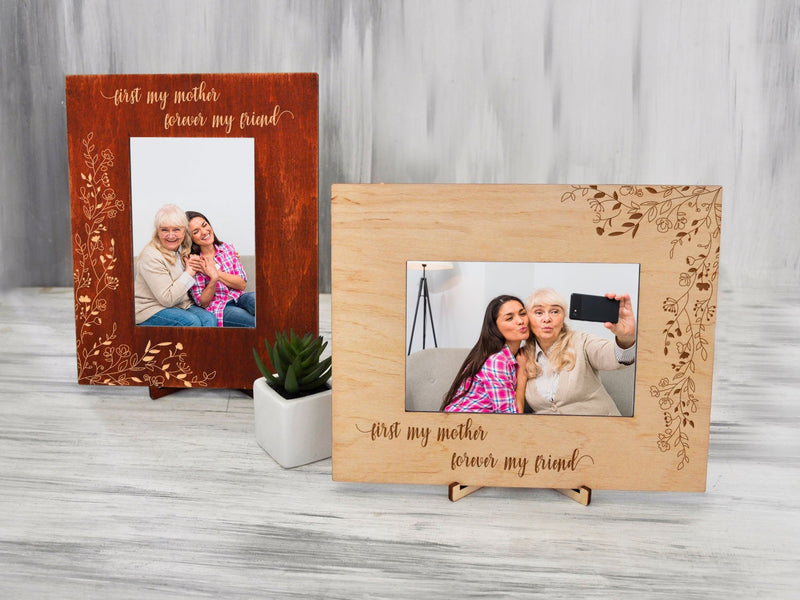 Wood Picture Frame - Mothers Day Gift from Daughter