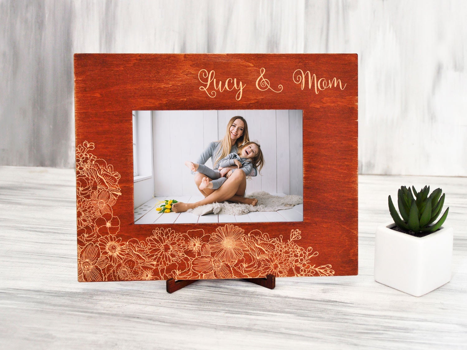 Personalized Picture Frame - Birthday Gift for Mother