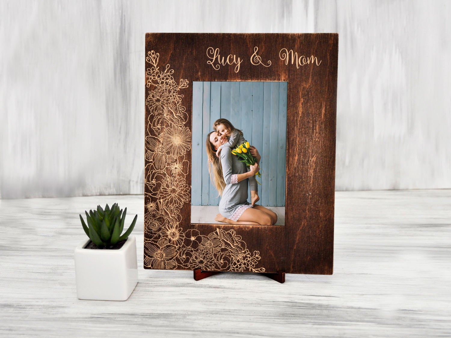 Personalized Picture Frame - Birthday Gift for Mother