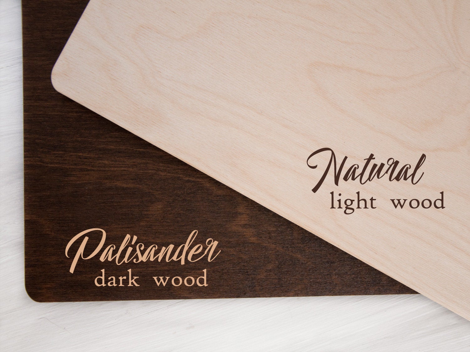 Personalized Travel Photo Album - Wood Engraved Scrapbook Album with Self-Adhesive Sheets