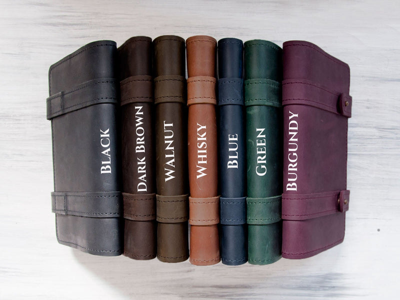 Personalized Leather Diary - Engraved Business Gift for Men
