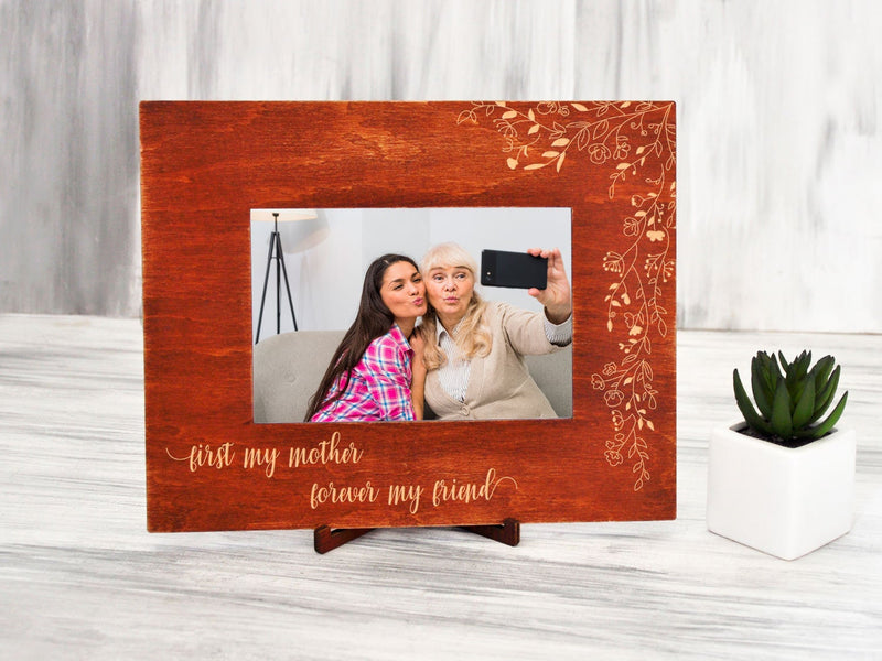 Wood Picture Frame - Mothers Day Gift from Daughter