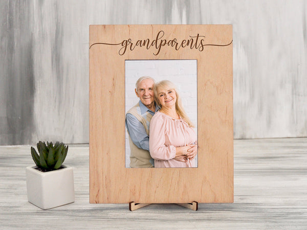 Grandparents Frame Family - Gift for Grandma & Grandpa