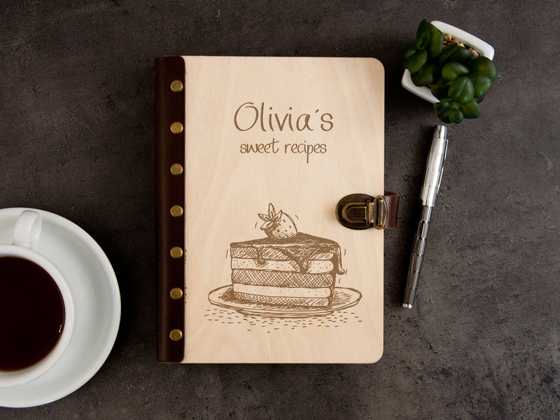 Custom Recipe Book with Dividers, Ideal Gift for Mom and Who Loves Cooking  - Shop ObForge Notebooks & Journals - Pinkoi