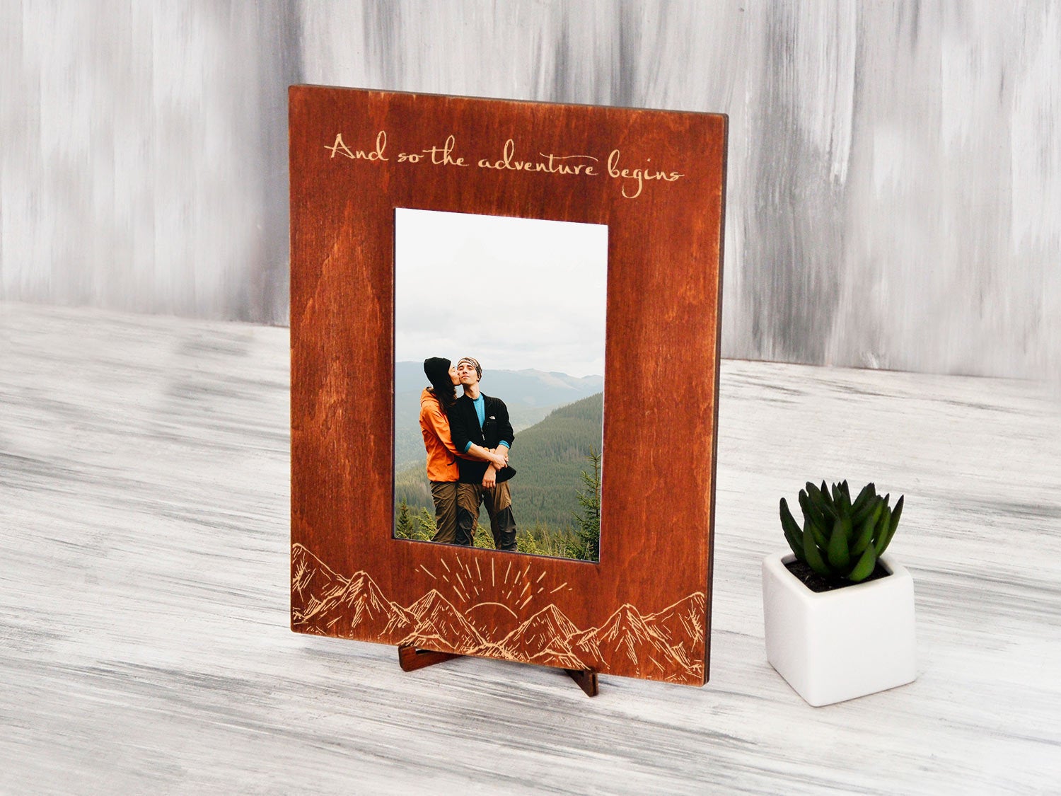 Photo Frame for Travelers And So the Adventures Begin