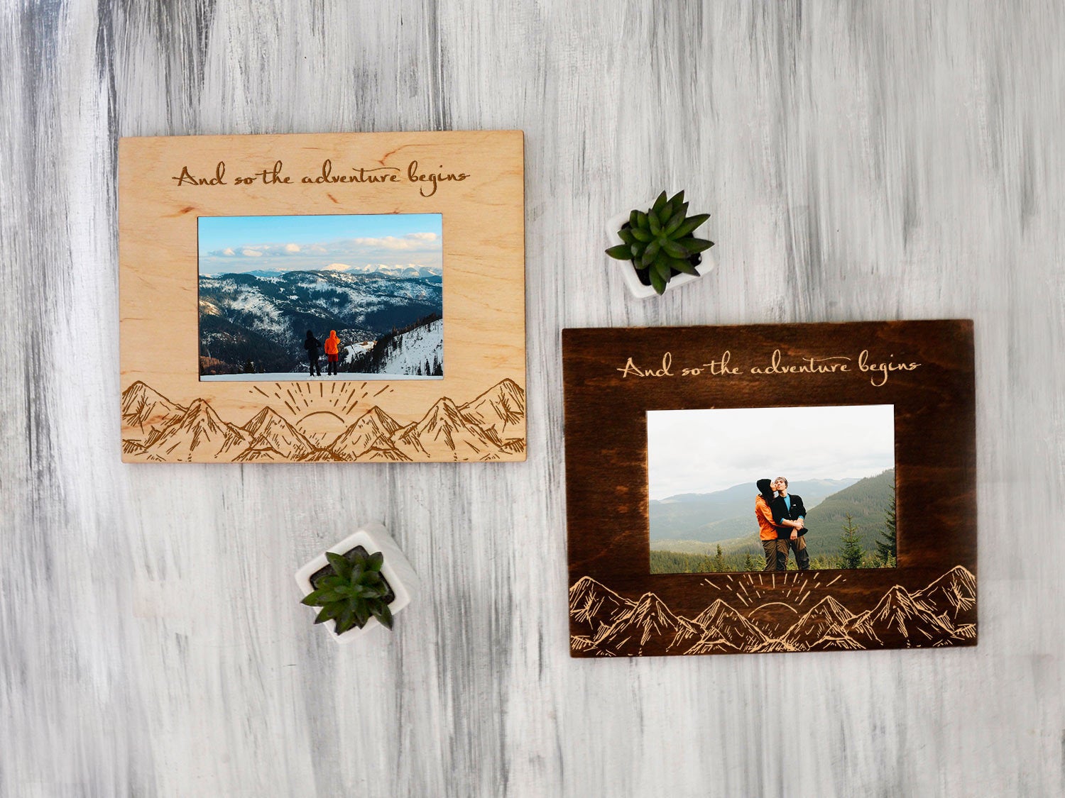 Photo Frame for Travelers And So the Adventures Begin