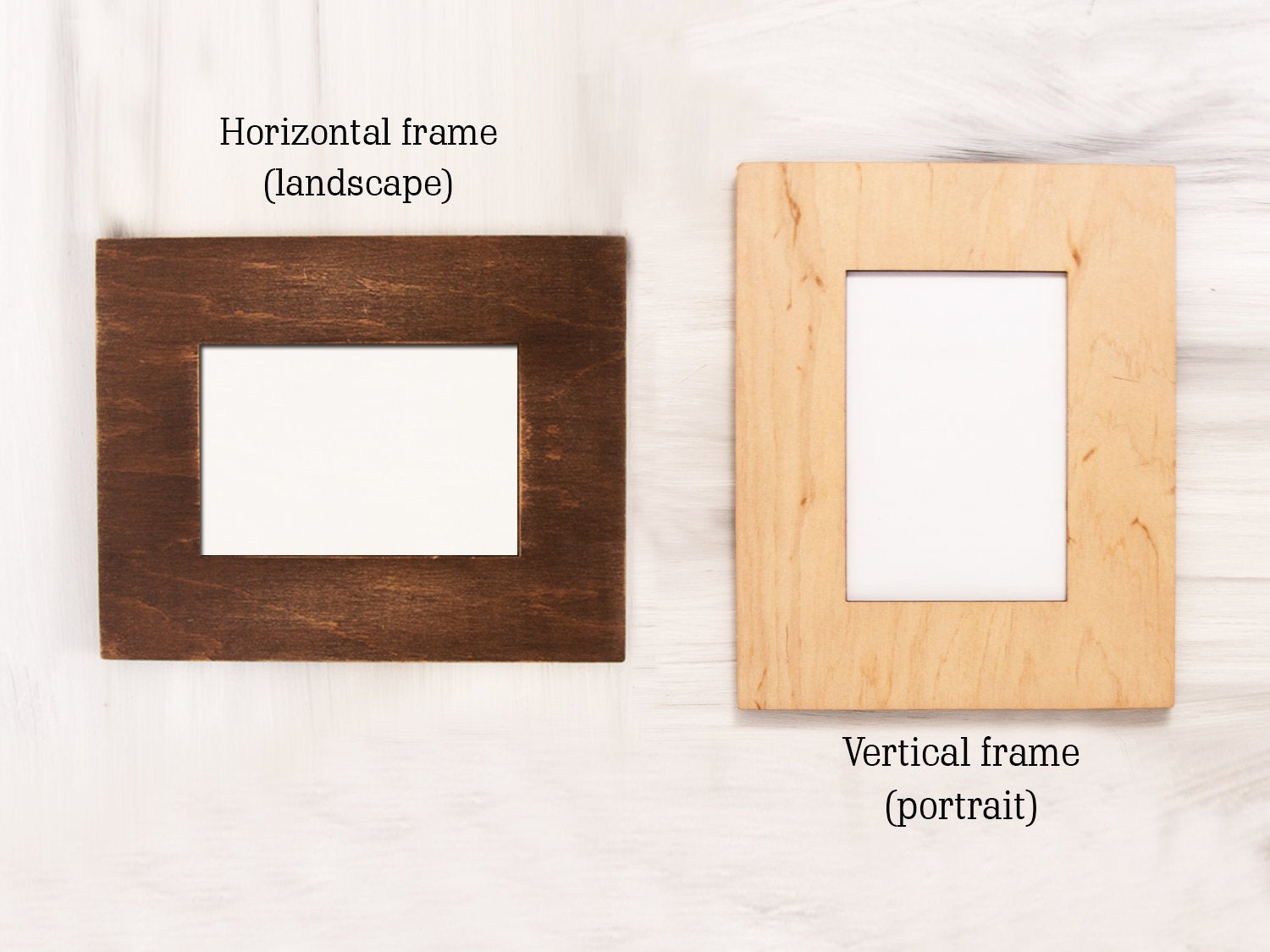 Custom Picture Frame with Compass - Honeymoon Gift for Couple