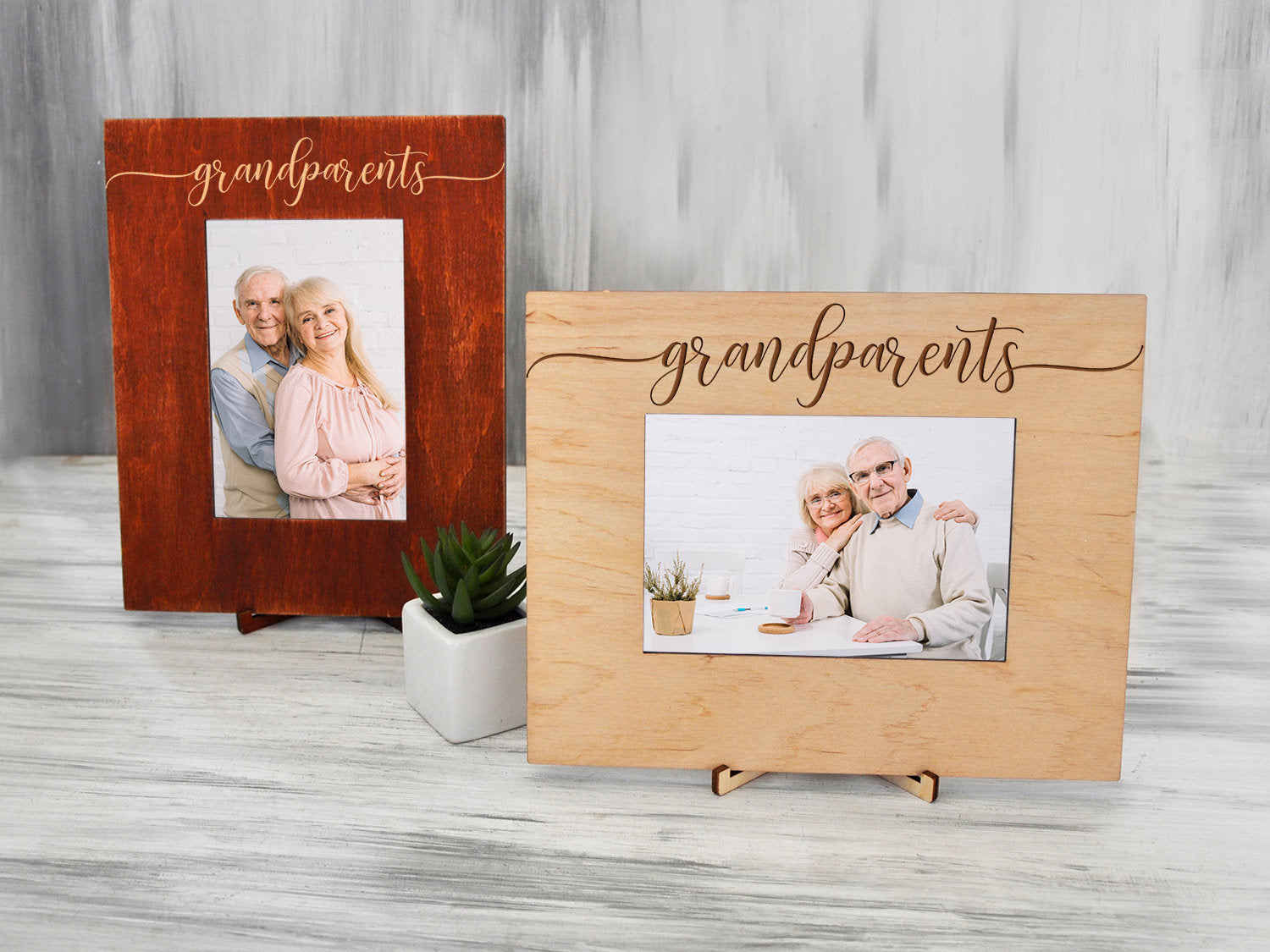 Grandparents Frame Family - Gift for Grandma & Grandpa