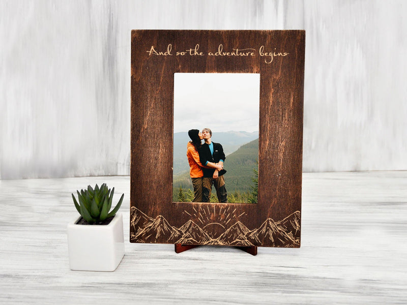 Photo Frame for Travelers And So the Adventures Begin