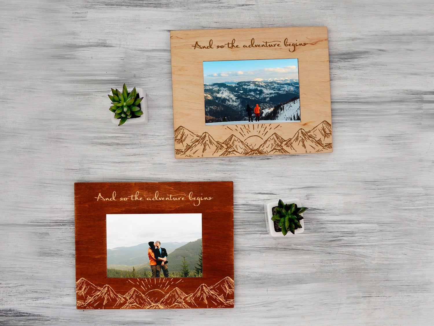 Photo Frame for Travelers And So the Adventures Begin