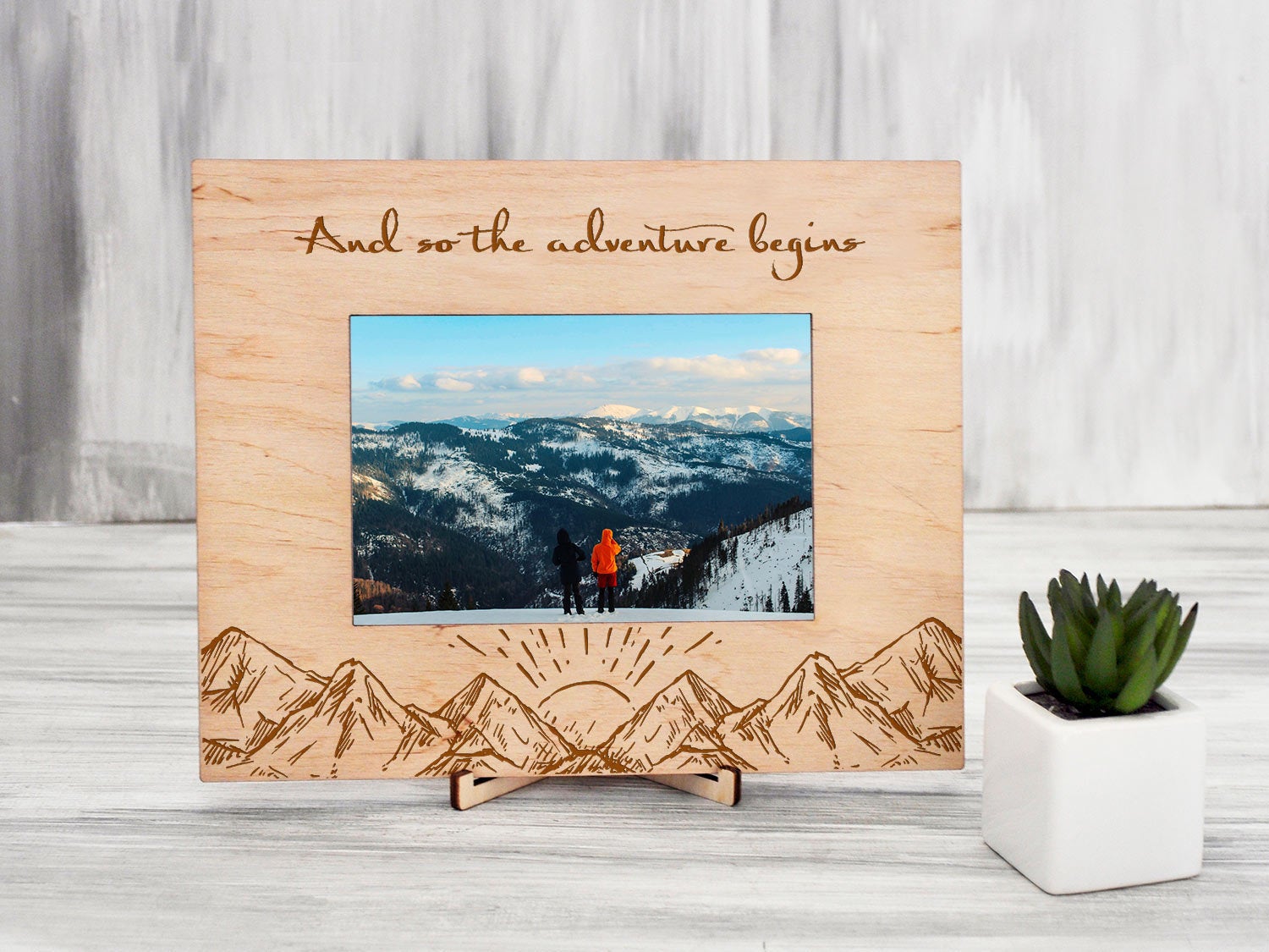 Photo Frame for Travelers And So the Adventures Begin