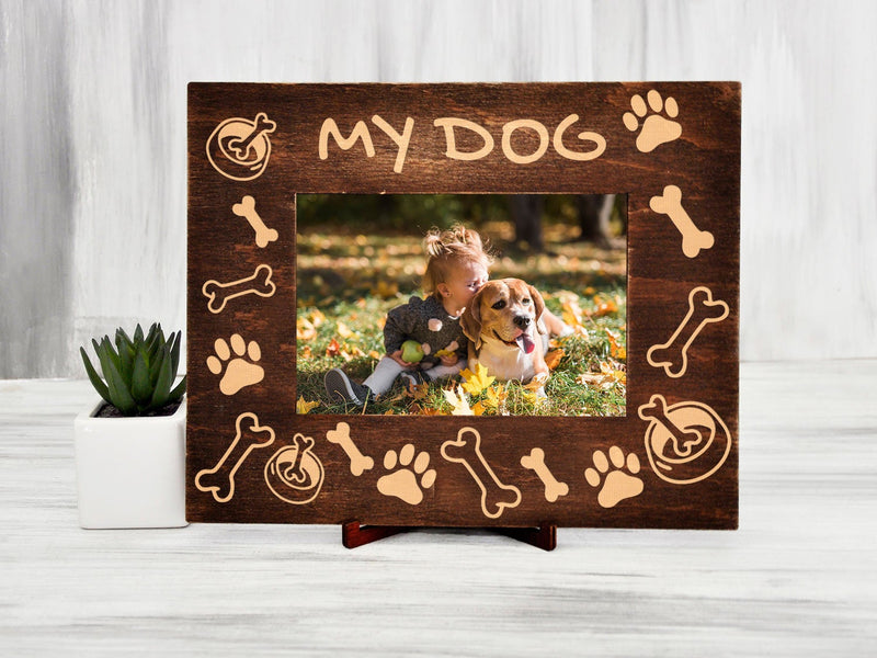 Personalized Photo Frame - Pet Loss Gift Dog