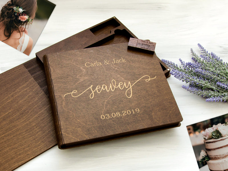 Personalized Photo box - Wedding Gift for Couple