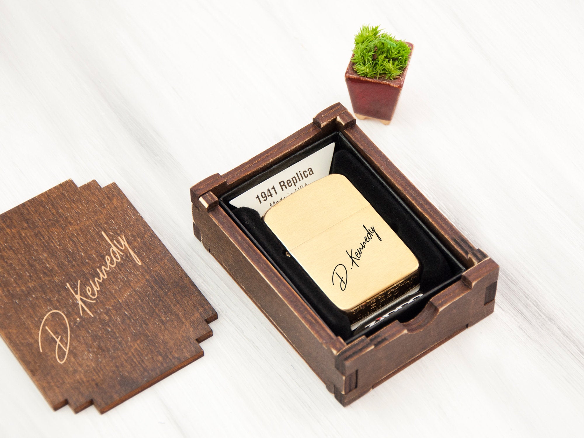 Handwriting Engraved Zippo Lighter - Personalized Gift for Dad