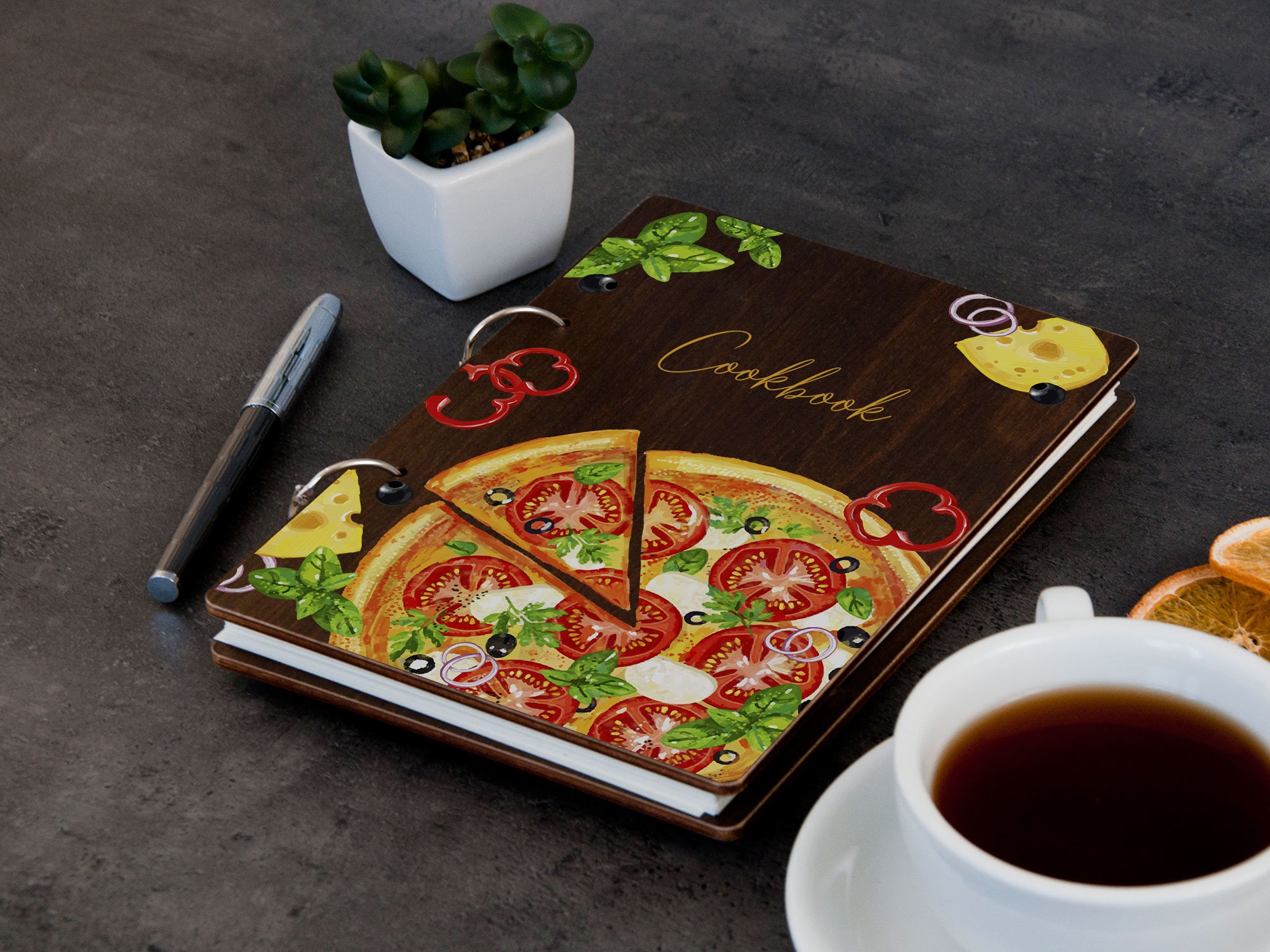 Personalized Cookbook -  Pizza Lover Gift