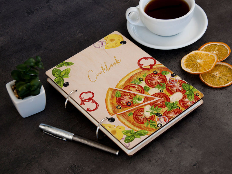Personalized Cookbook -  Pizza Lover Gift