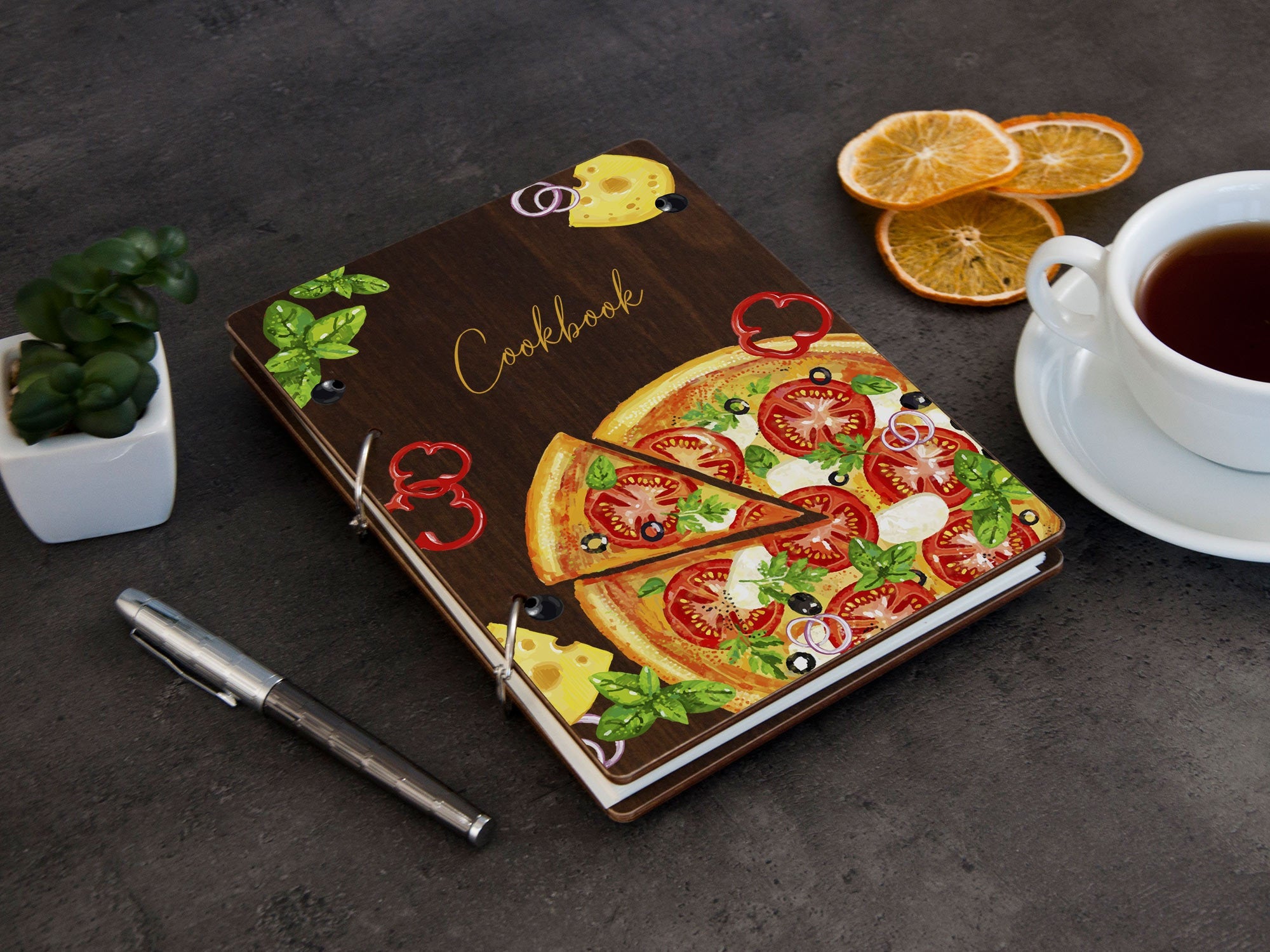 Personalized Cookbook -  Pizza Lover Gift