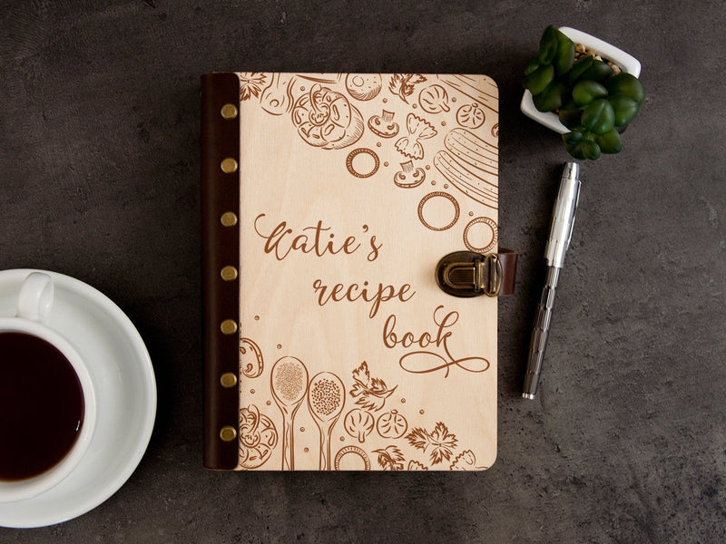 Personalized Recipe Journal - Kitchen Cookbook