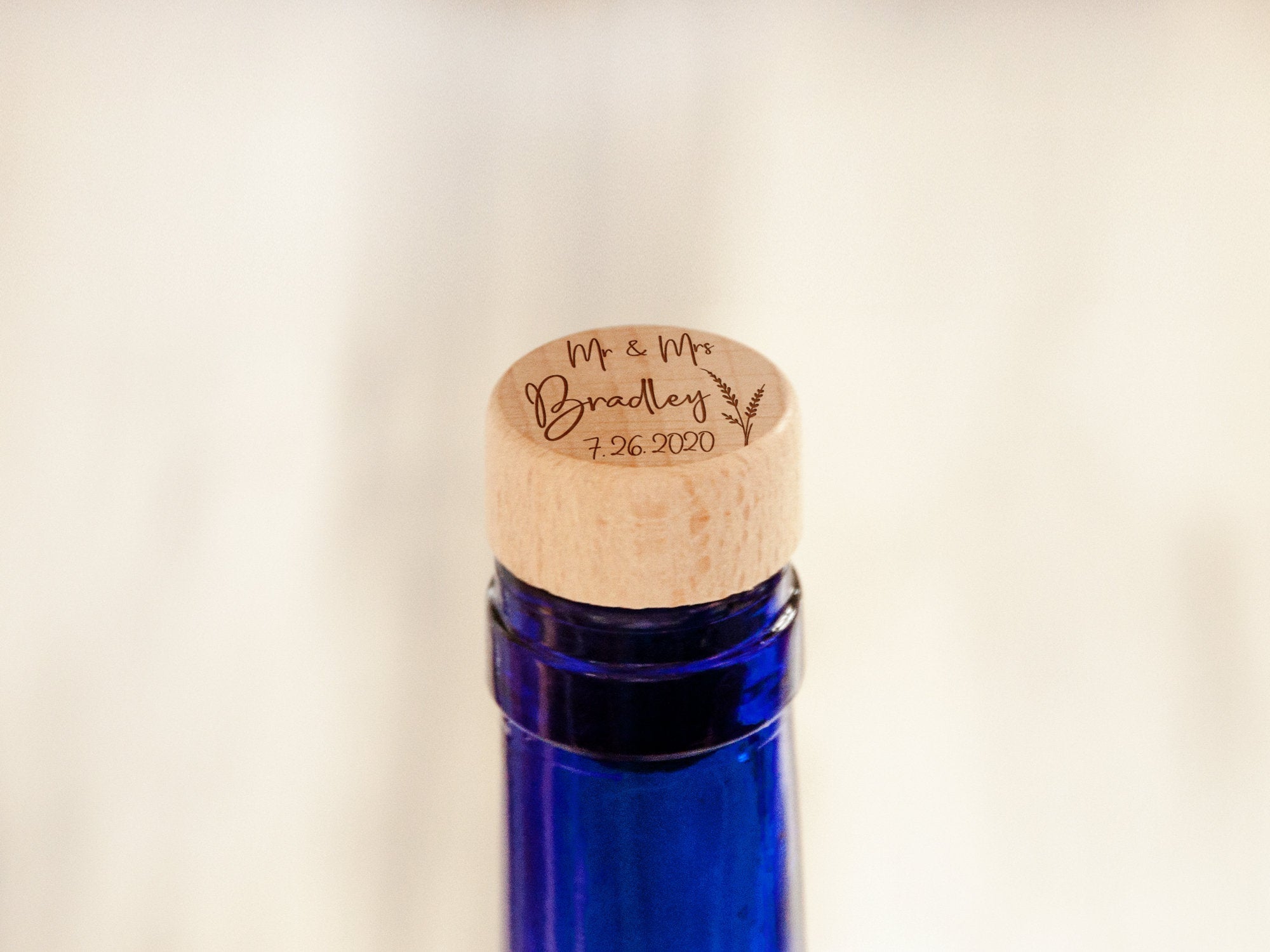 Custom Wine Corks - Personalized Wedding Favors