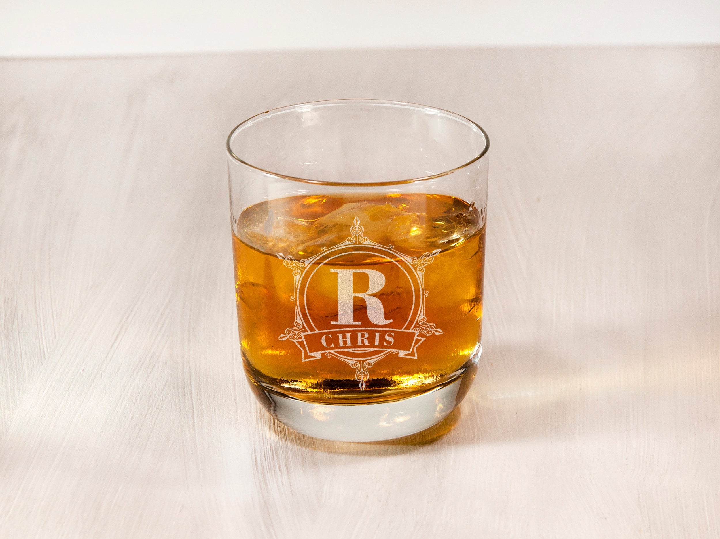 Father's Day Gift - Personalized Whiskey Glass