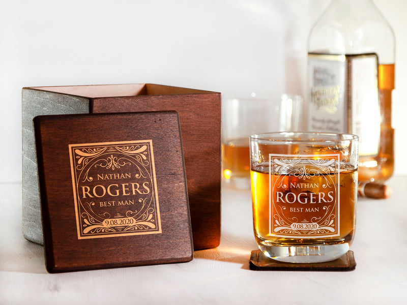 Whiskey 10 Bullets & Glasses Gift Set - Frolk Bar Gift Sets