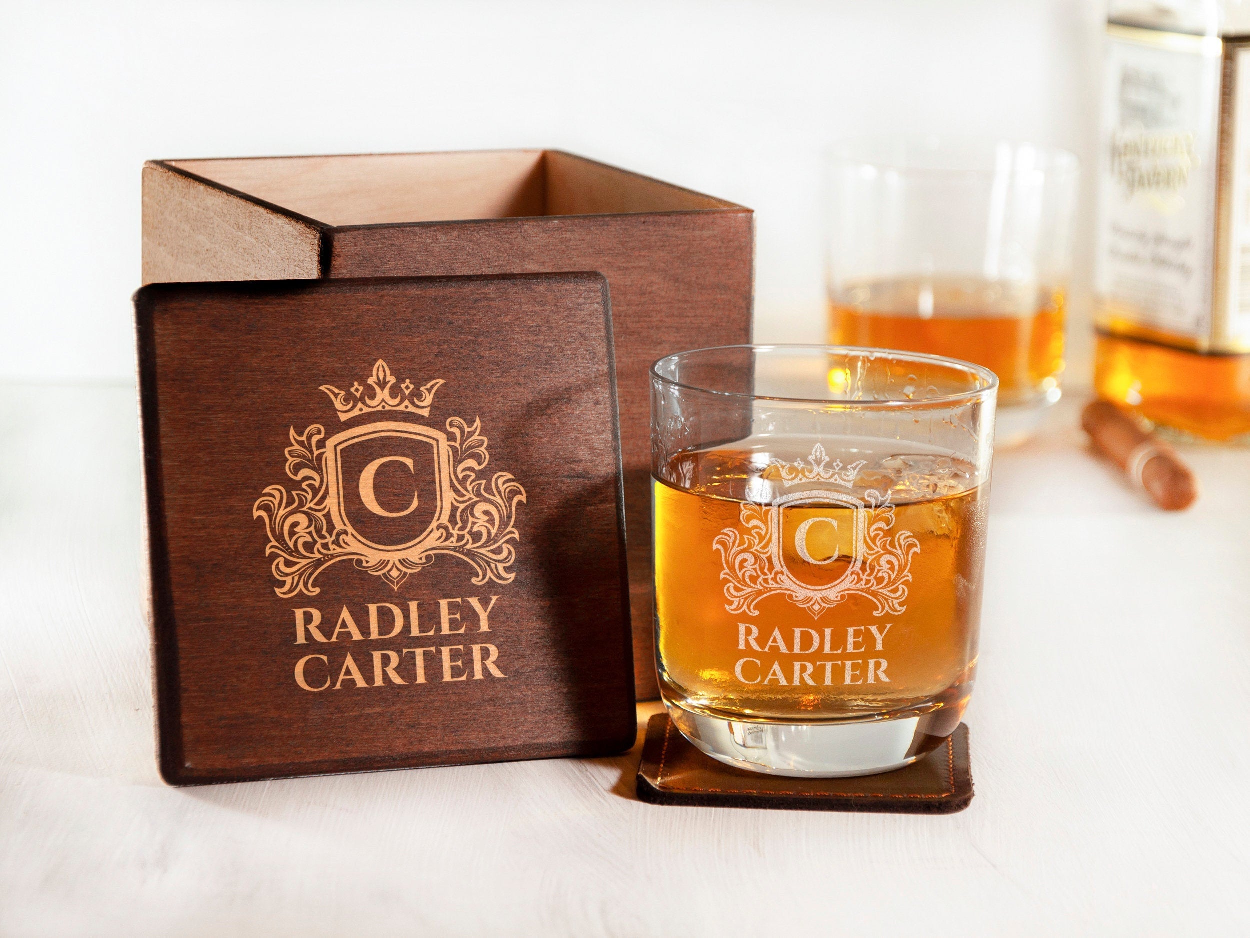 Engraved Whiskey Glass - Groomsmen Gifts