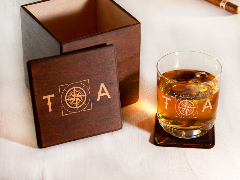 Father's Day Gift - Personalized Whiskey Glass