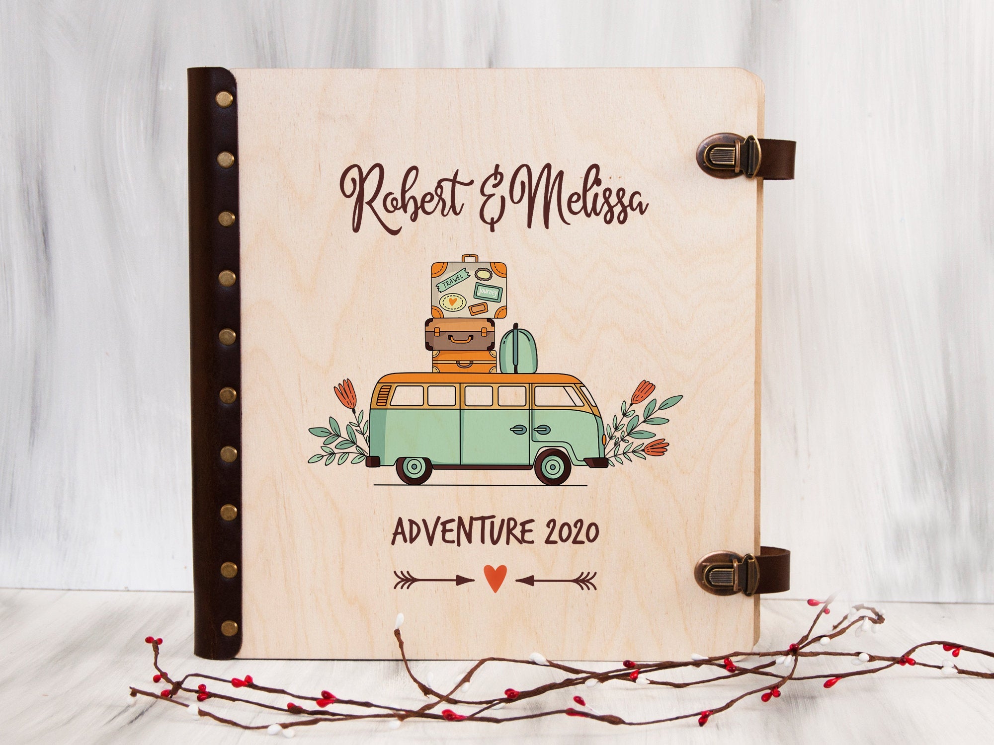 Personalized Photo Album - Campervan Adventure Book