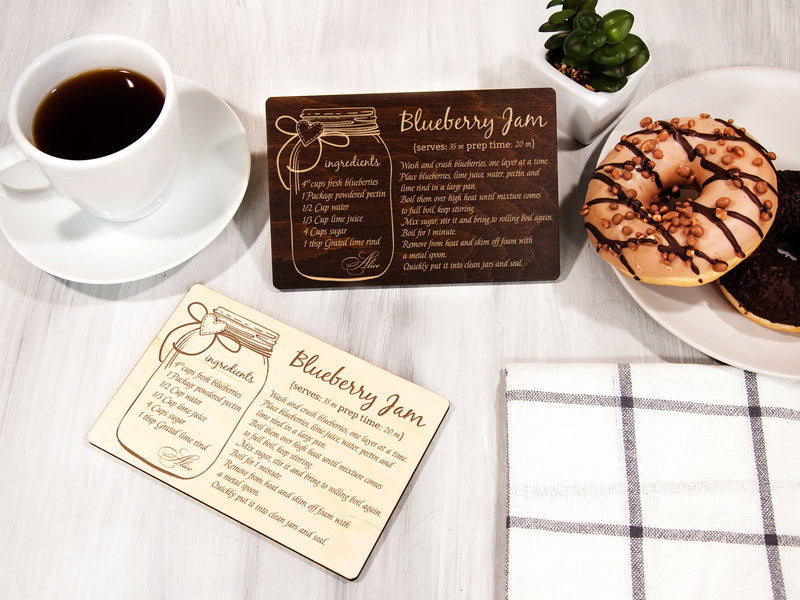 Personalized Recipe Cards - Christmas Gift for Daughter