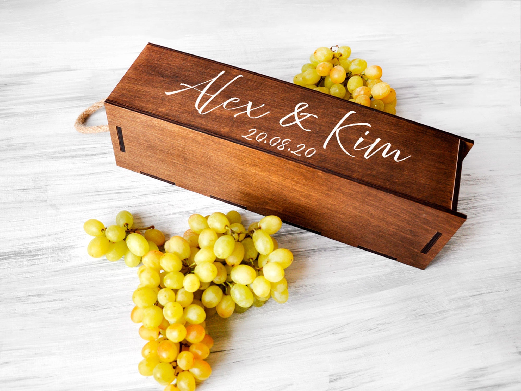 Wedding Wine Ceremony Box - Engagement Gift for Couple