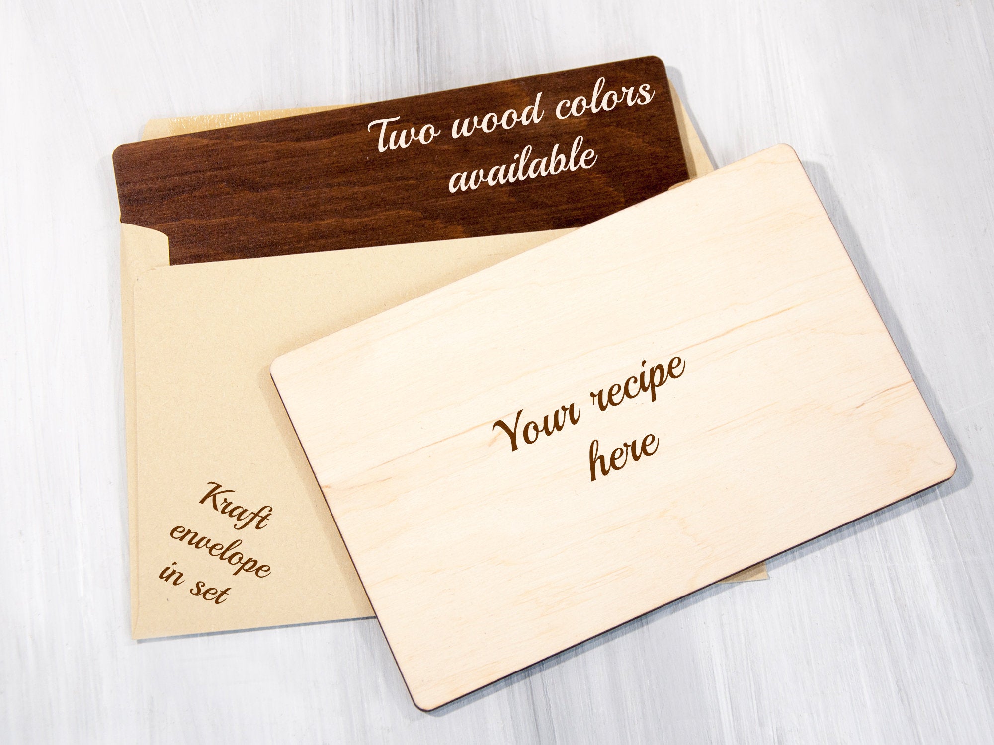 Engraved Recipe Card - Keepsake Gift for Daughter in Law