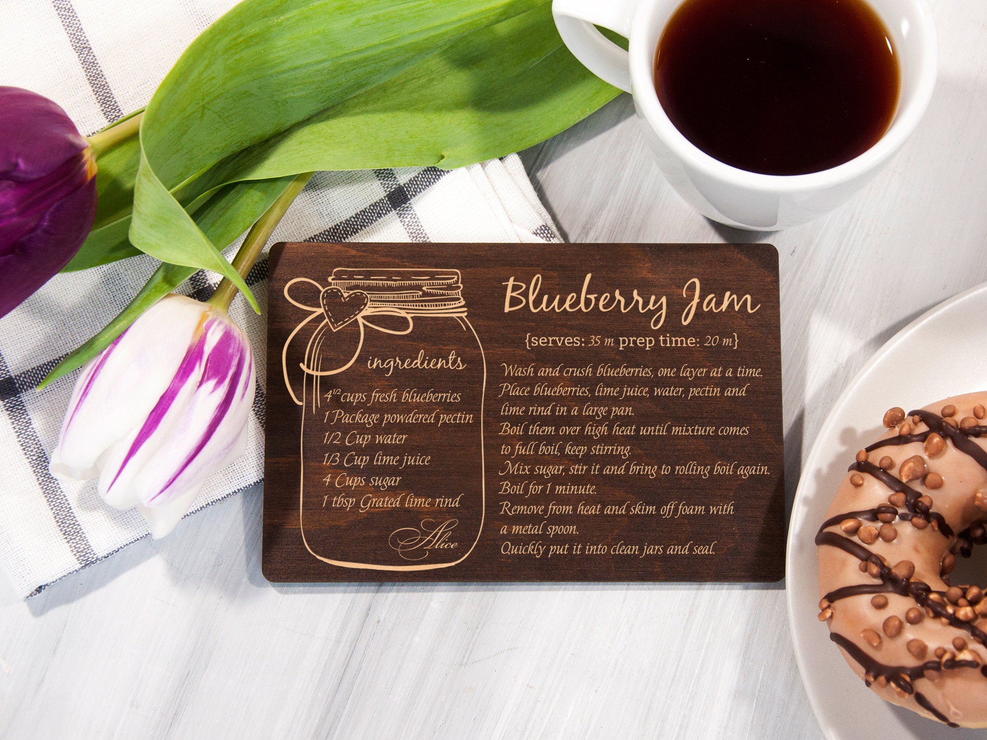 Personalized Recipe Cards - Christmas Gift for Daughter