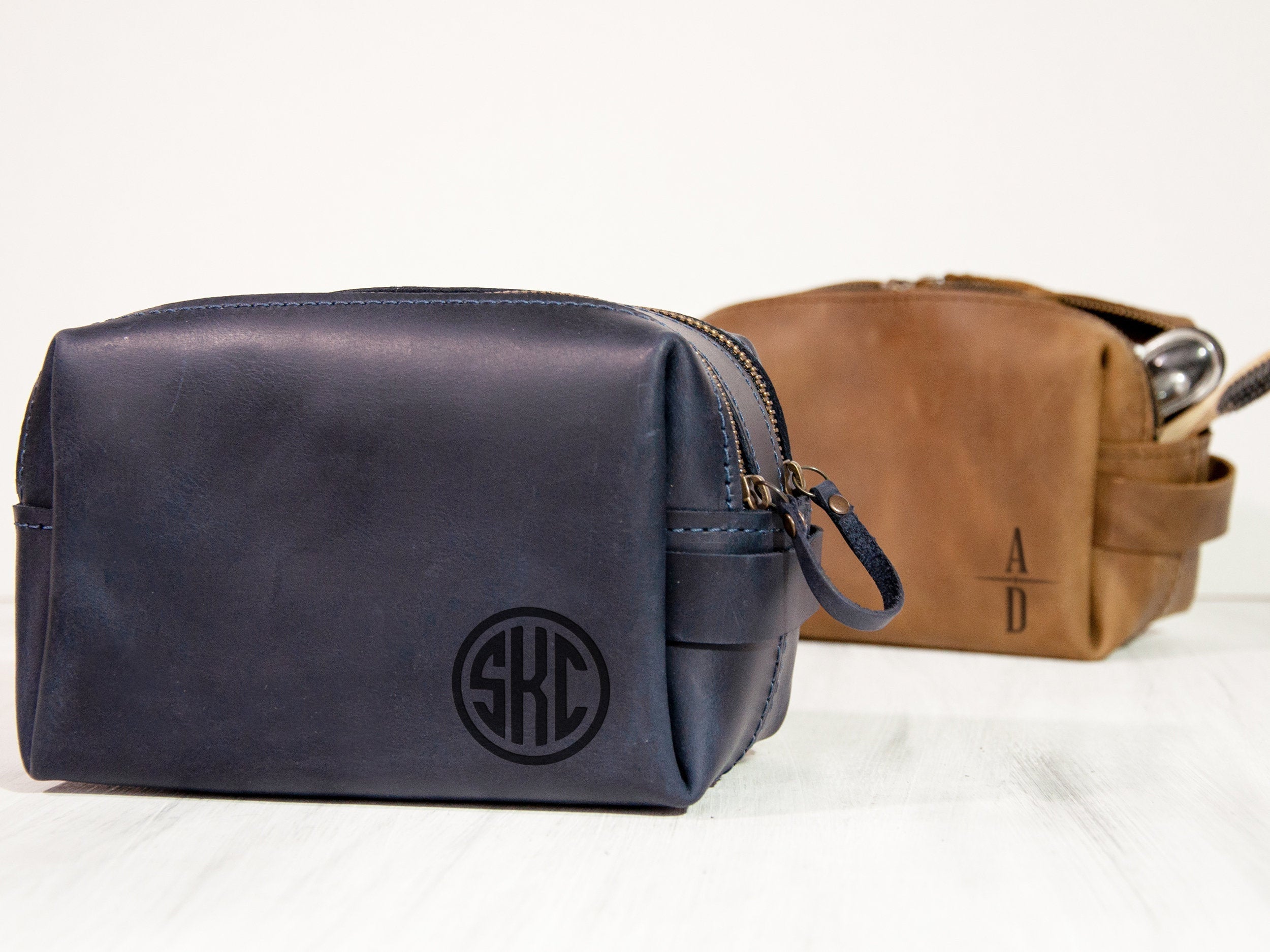 XL Leather Dopp Kit - Husband Christmas Gift