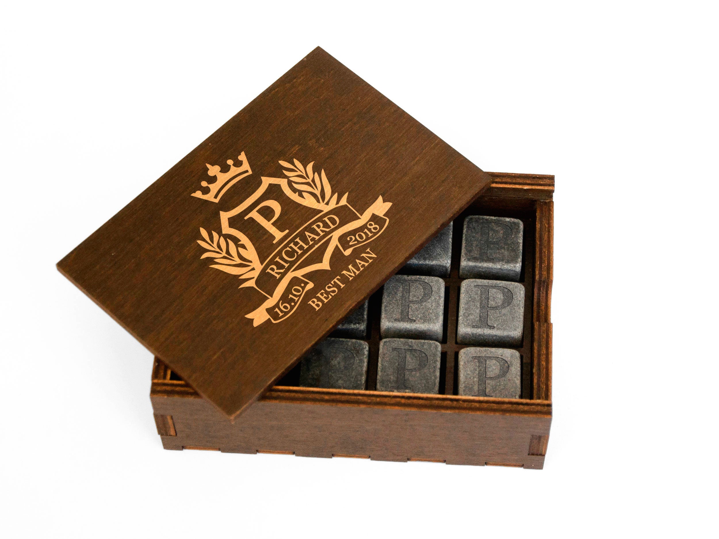 Personalized Whiskey Gift for Him - Chilling Stones