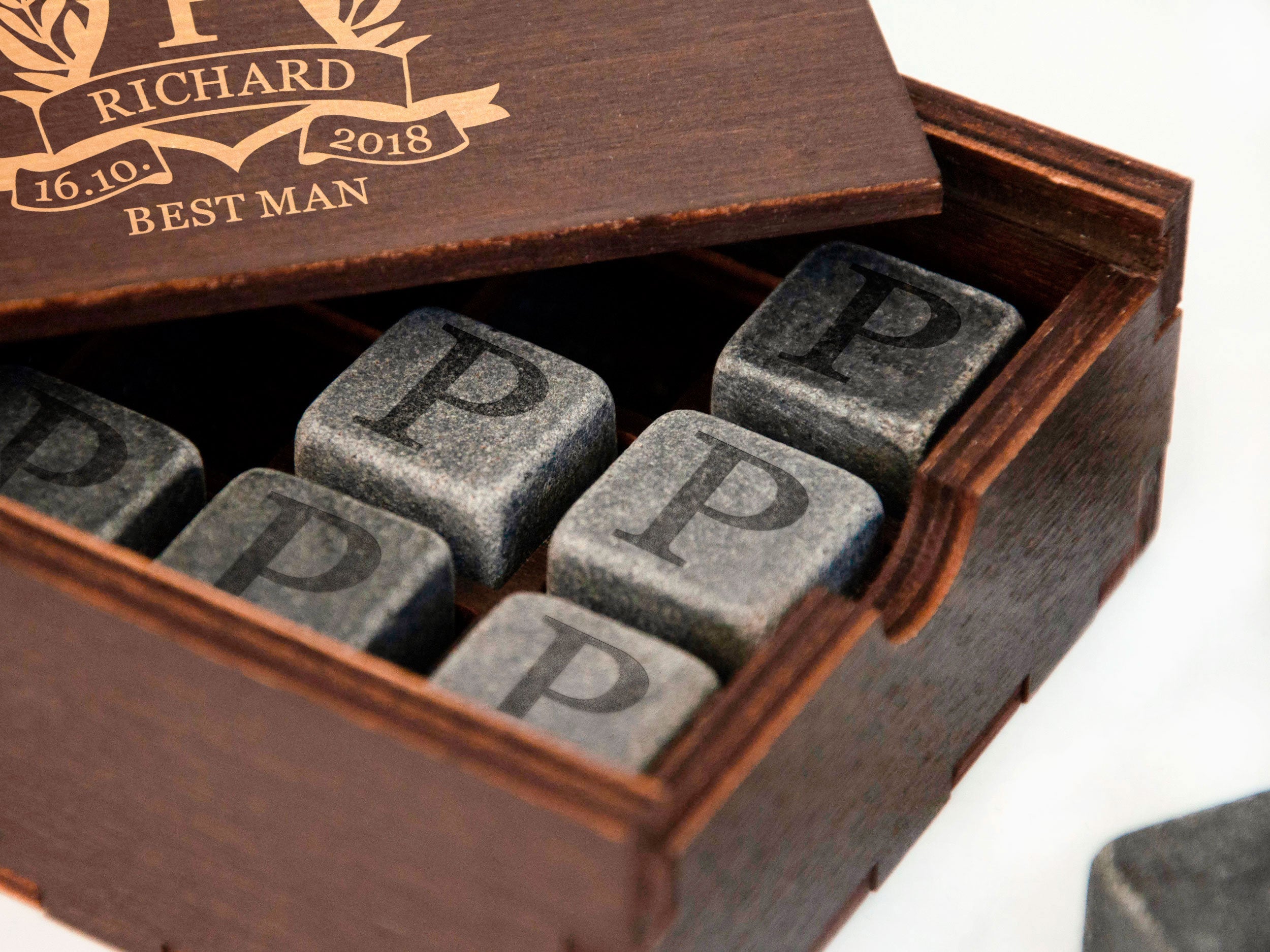 Personalized Whiskey Stones - Father's Day Gift