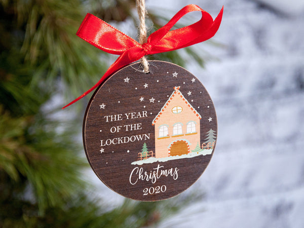 Lockdown Christmas Ornament - Quarantine Christmas Bauble